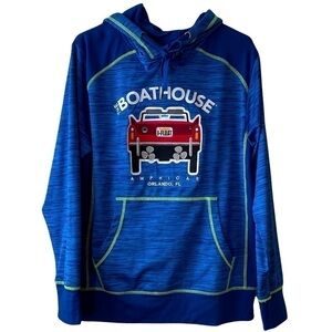 THE BOATHOUSE Hoodie Blue Sweatshirt‎ Size Small